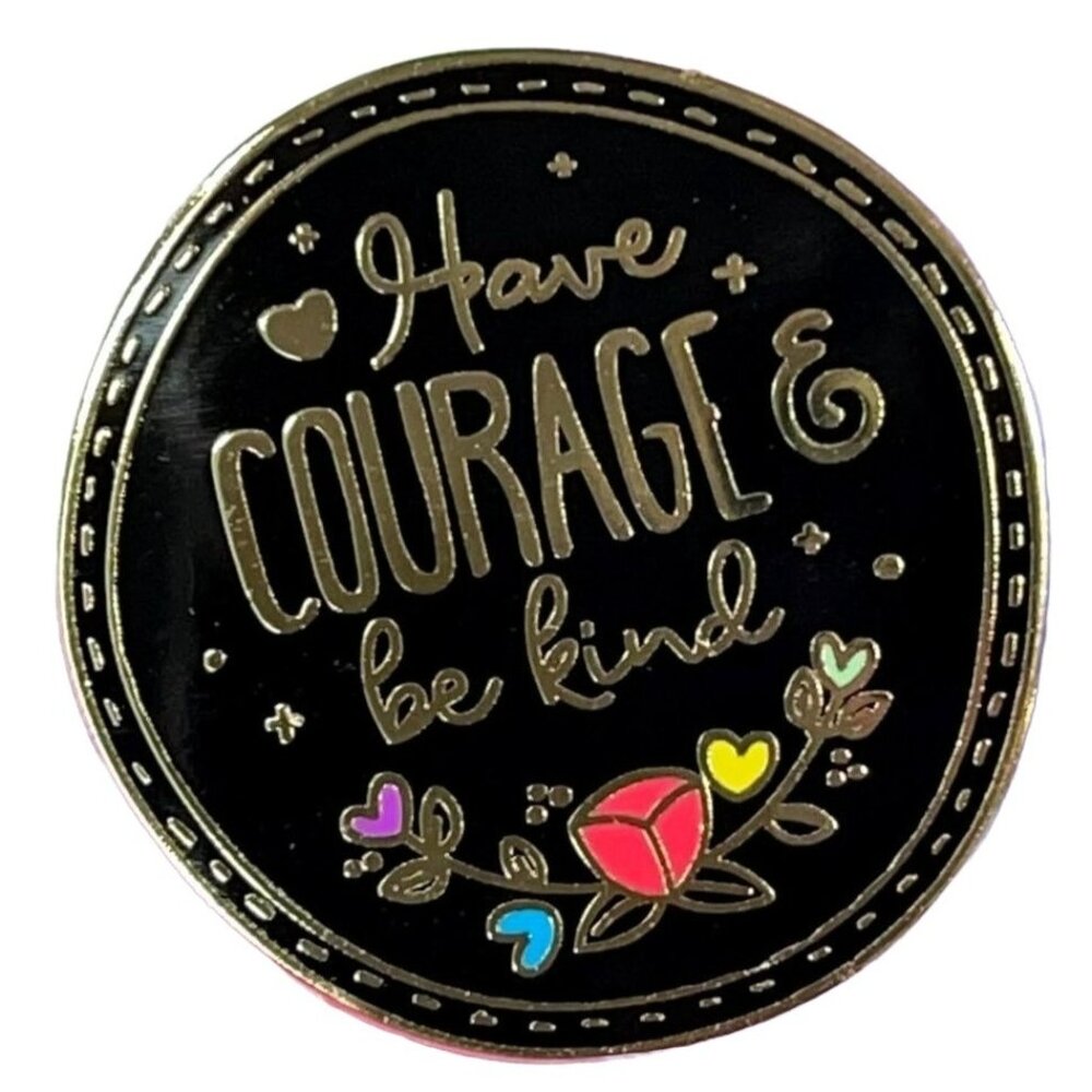 Cinderella Kind Lapel Pin Courage Princess Enamel Brooch Pin Jewelry Accessories